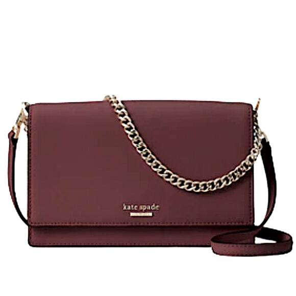 Kate Spade New York Cameron Convertible Crossbody Cherrywood NWT Retail $249 - Picture 1 of 8